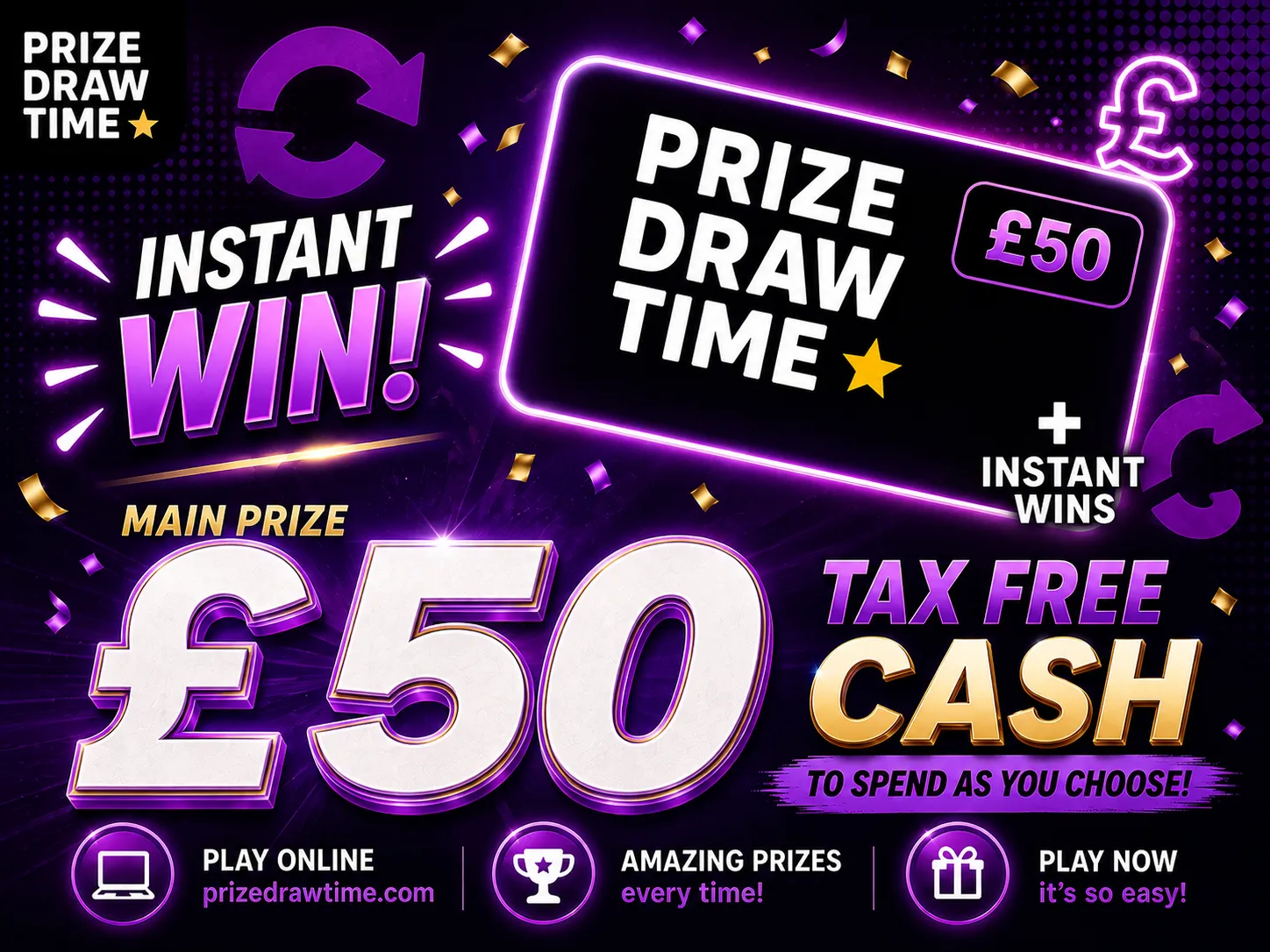 £50.00 in tax free cash