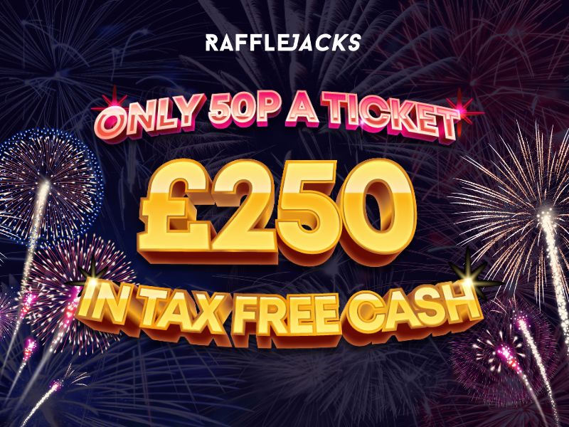 £250 in tax free cash for only 50p a ticket!