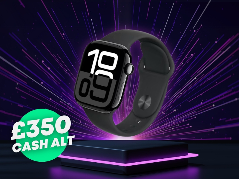 Low odds - win the Apple Watch Series 10 GPS for Just £1.79 or £350 cash