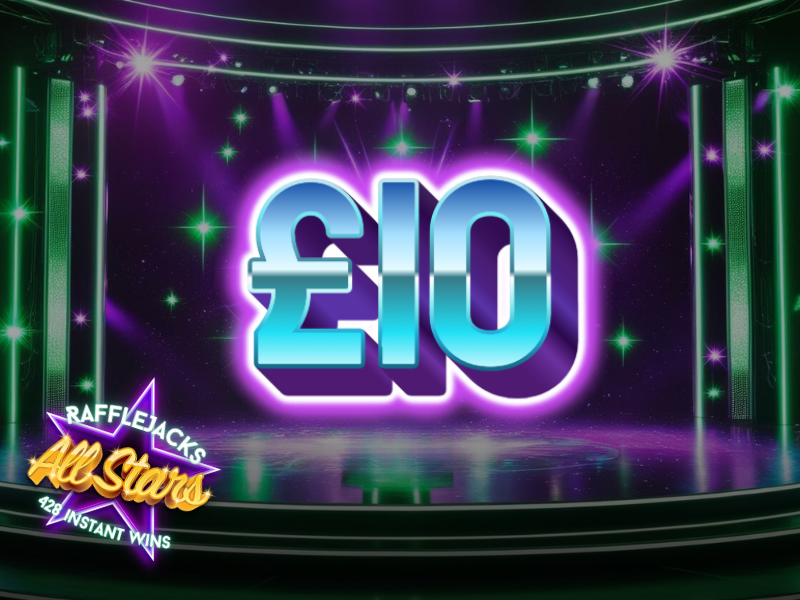 Prize draw time All Stars - 428 instant wins - £2,000 in prizes & £250 end prize