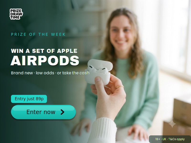 Win the latest Apple Air pods Pro 3